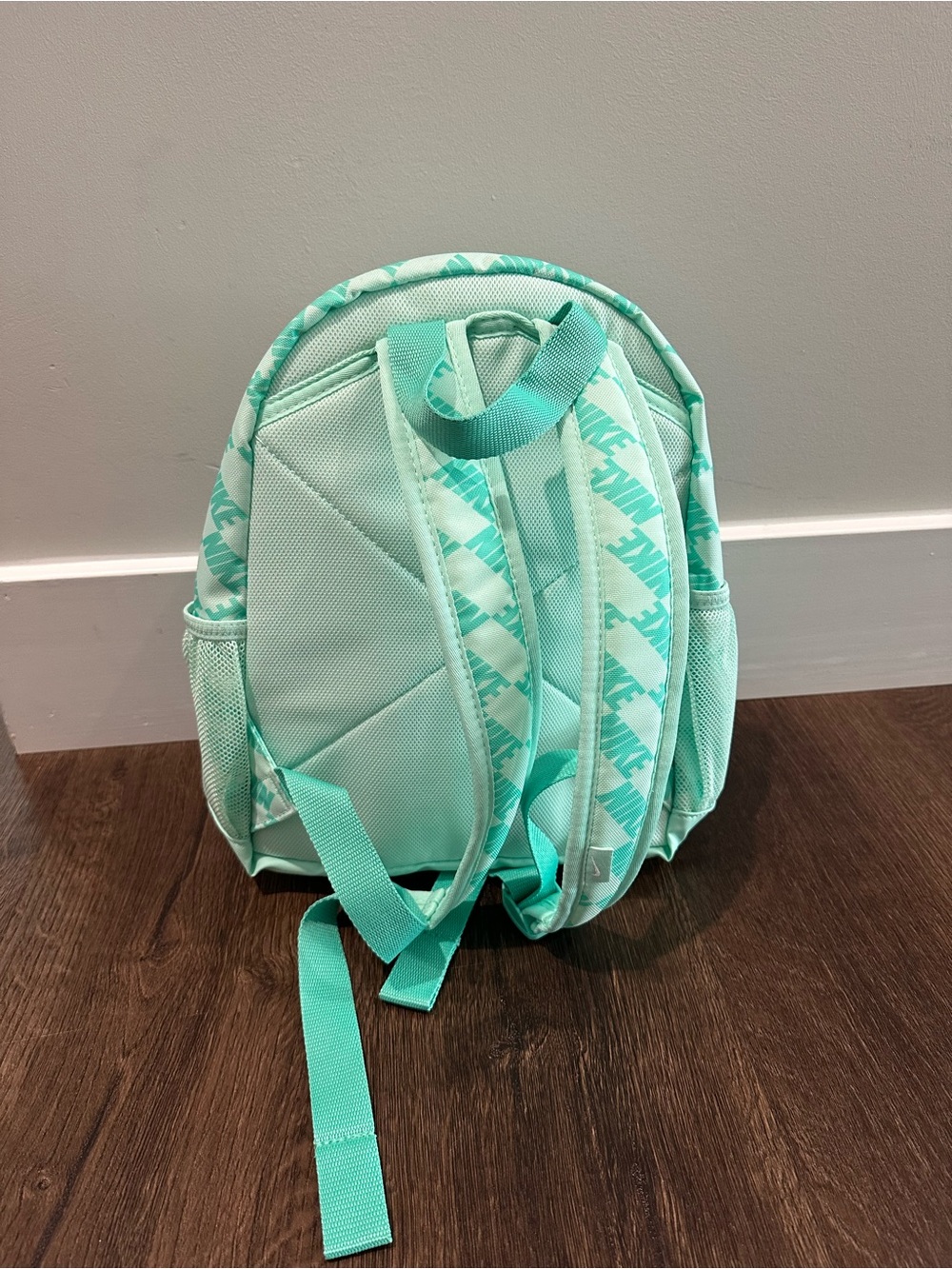 Nike Mint Green Patterned Mini Backpack - Picture 2 of 5